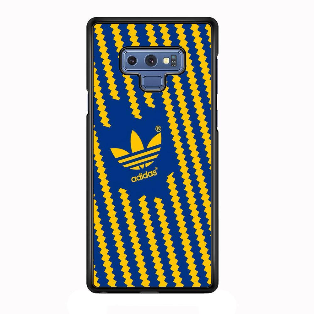 Adidas Choppy Line Samsung Galaxy Note 9 Case-Rubber Black (2D Case)-Oxvistore