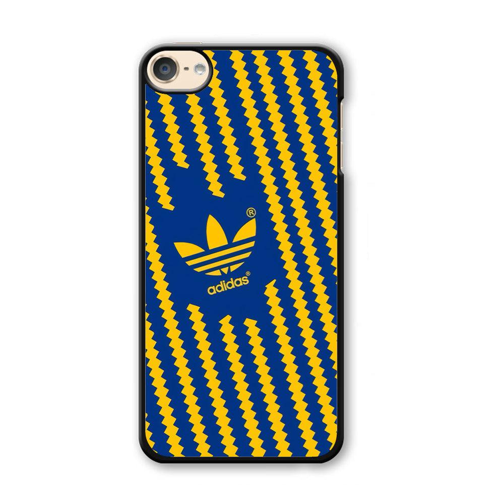 Adidas Choppy Line iPod Touch 6 Case-Plastic Black (2D Case)-Oxvistore