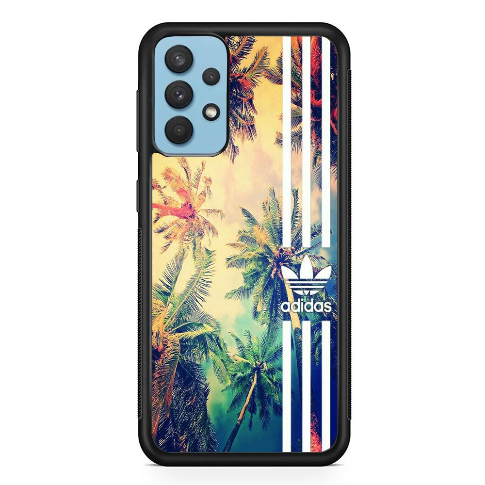 Adidas Coco Samsung Galaxy A32 Case-Rubber Black (2D Case)-Oxvistore