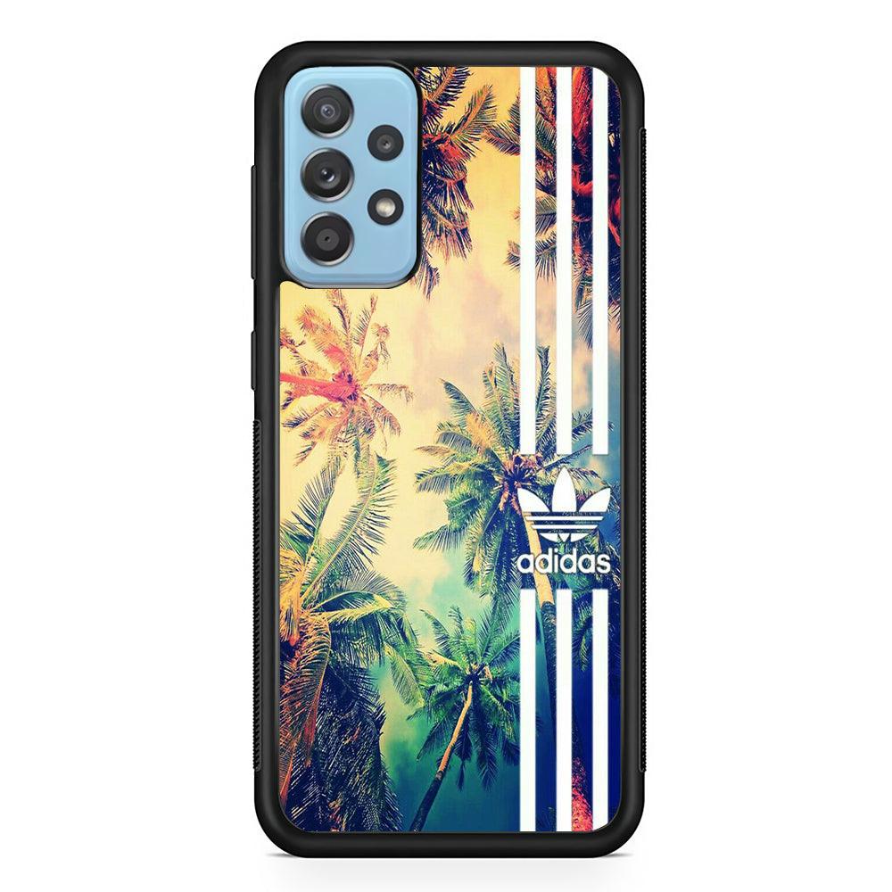 Adidas Coco Samsung Galaxy A72 Case-Rubber Black (2D Case)-Oxvistore