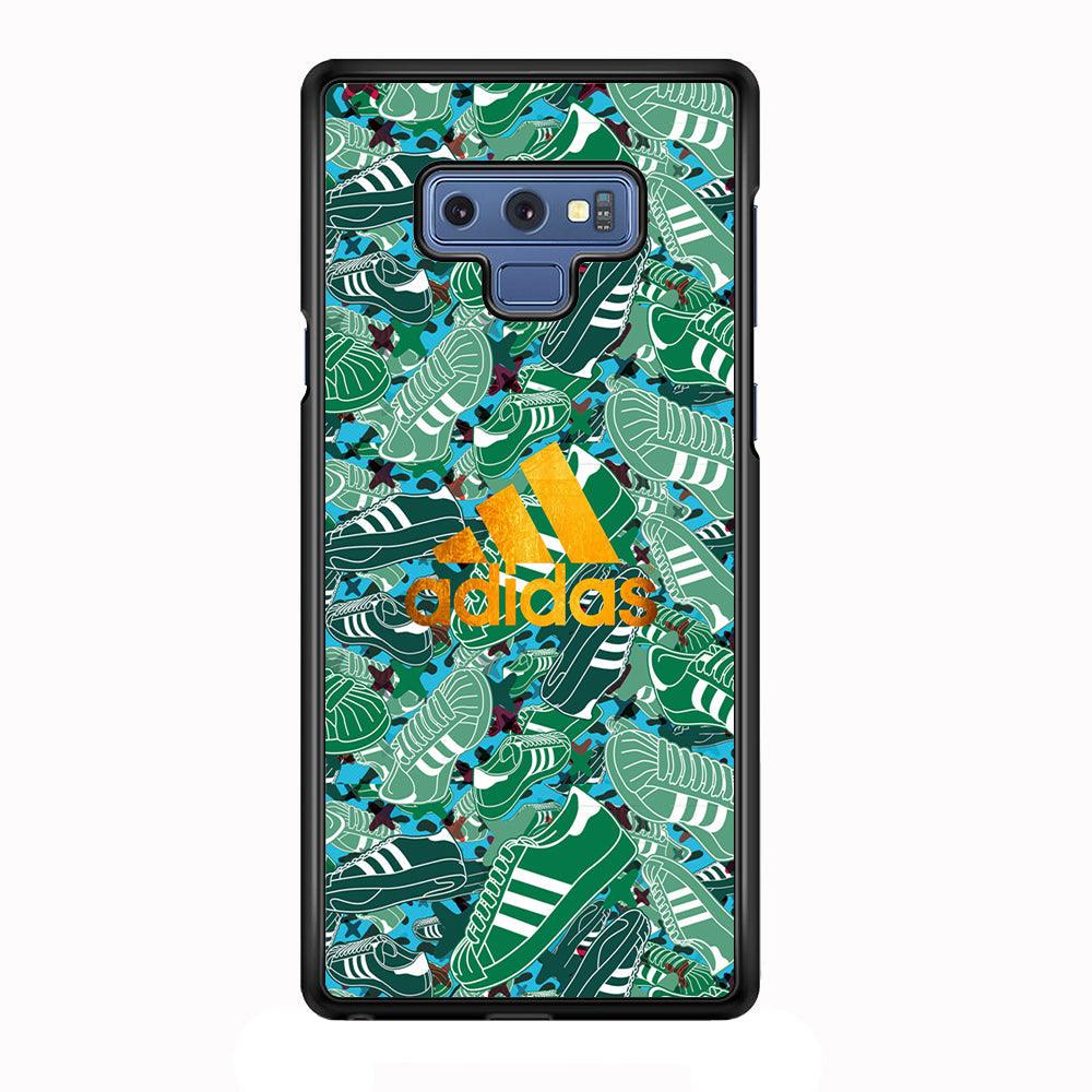 Adidas Gold Pride Samsung Galaxy Note 9 Case-Rubber Black (2D Case)-Oxvistore