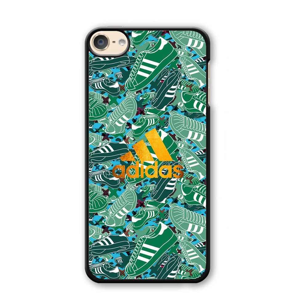 Adidas Gold Pride iPod Touch 6 Case-Plastic Black (2D Case)-Oxvistore