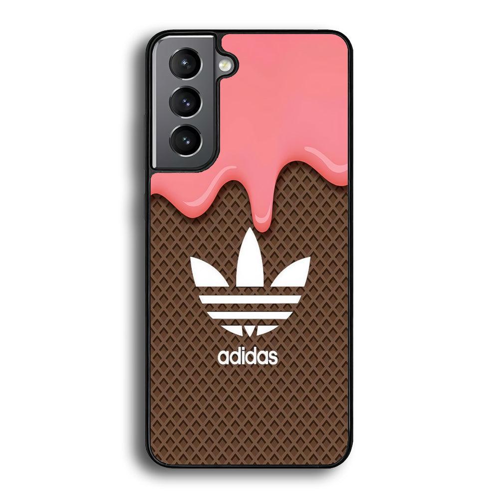 Adidas Ice Cream Samsung Galaxy S22 Plus Case-Rubber Black (2D Case)-Oxvistore