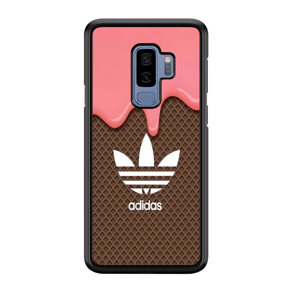 Adidas Ice Cream Samsung Galaxy S9 Plus Case-Rubber Black (2D Case)-Oxvistore