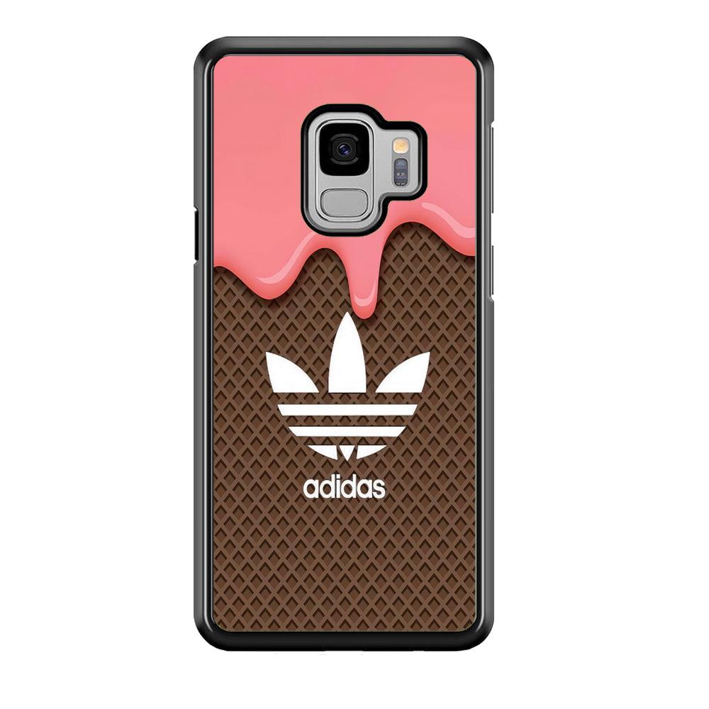 Adidas Ice Cream Samsung Galaxy S9 Case-Rubber Black (2D Case)-Oxvistore