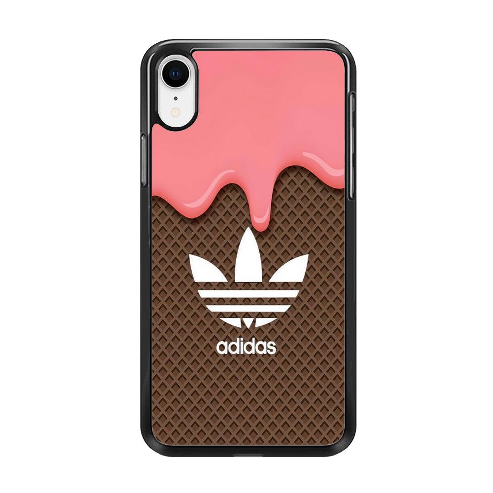 Adidas Ice Cream iPhone XR Case-Rubber Black (2D Case)-Oxvistore