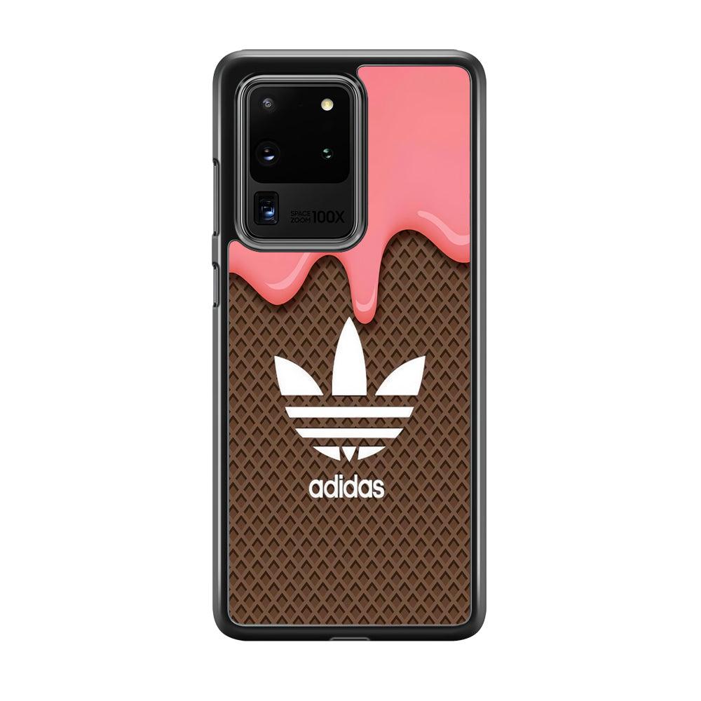 Adidas Ice Cream Samsung Galaxy S20 Ultra Case-Rubber Black (2D Case)-Oxvistore