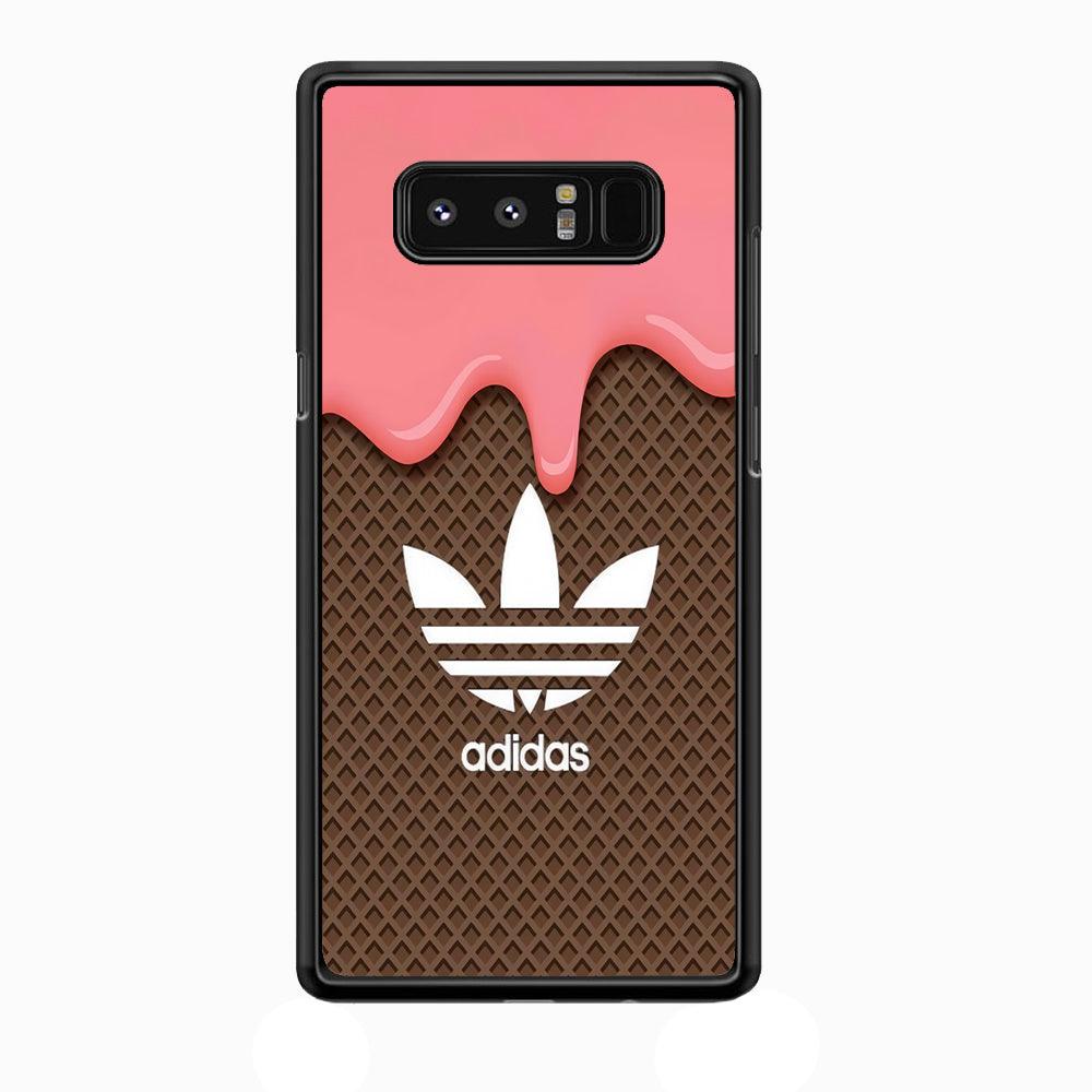 Adidas Ice Cream Samsung Galaxy Note 8 Case-Rubber Black (2D Case)-Oxvistore