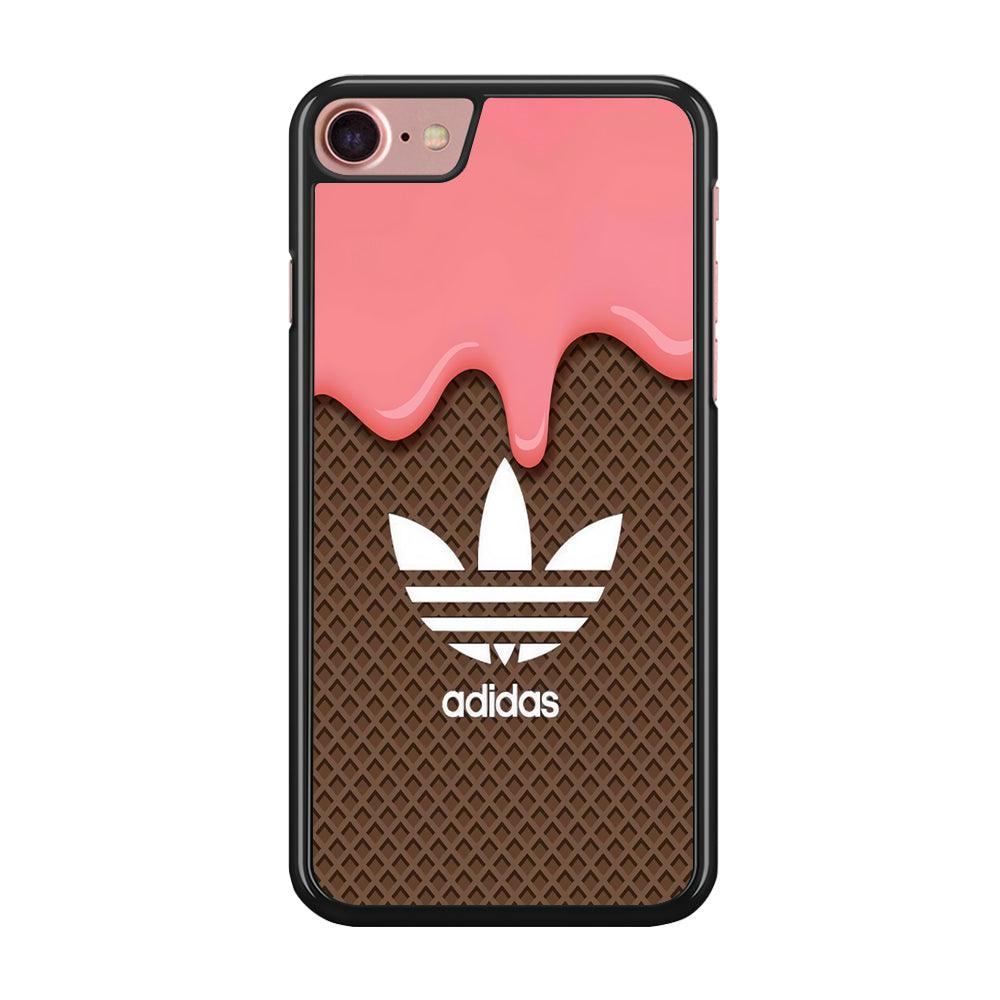 Adidas Ice Cream iPhone 8 Case-Rubber Black (2D Case)-Oxvistore