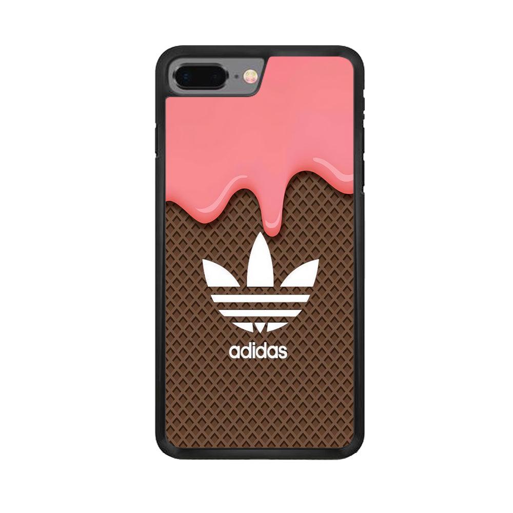 Adidas Ice Cream iPhone 7 Plus Case-Rubber Black (2D Case)-Oxvistore