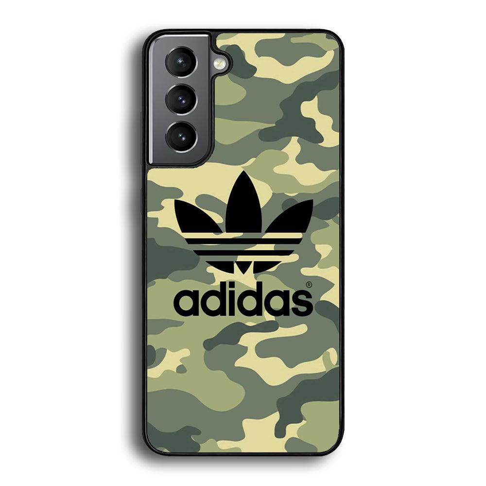 Adidas Ink Logo Samsung Galaxy S21 Case-Rubber Black (2D Case)-Oxvistore