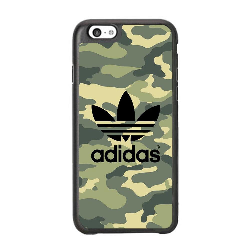 Adidas Ink Logo iPhone 6 | 6s Case-Rubber Black (2D Case)-Oxvistore