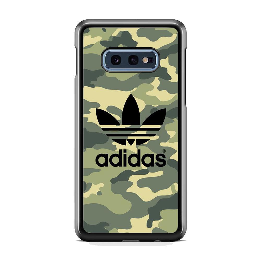 Adidas Ink Logo Samsung Galaxy S10E Case-Rubber Black (2D Case)-Oxvistore