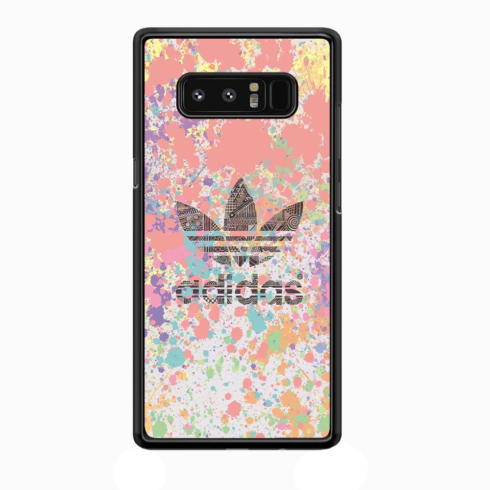 Adidas Insignia of Diversity Samsung Galaxy Note 8 Case-Rubber Black (2D Case)-Oxvistore