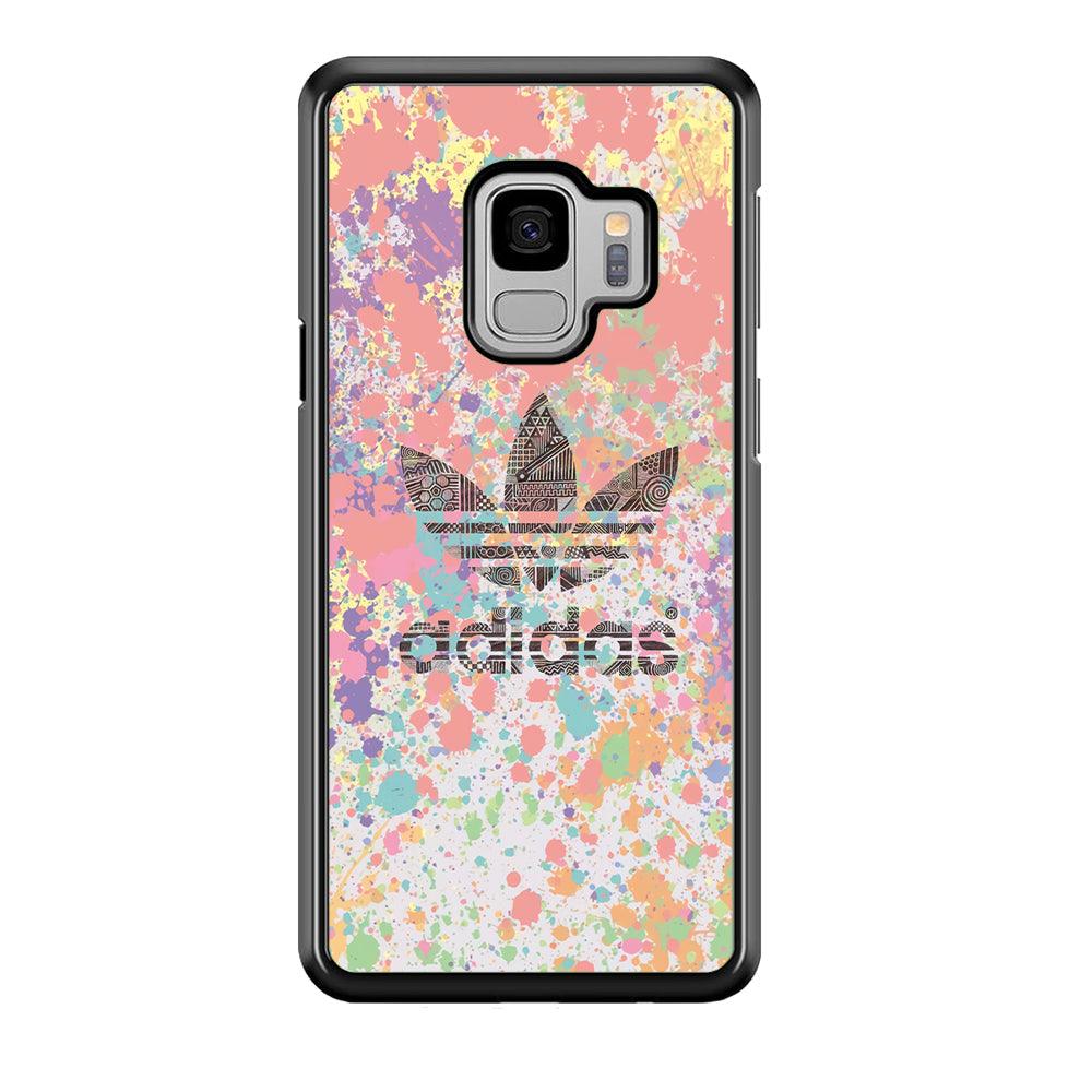 Adidas Insignia of Diversity Samsung Galaxy S9 Case-Rubber Black (2D Case)-Oxvistore