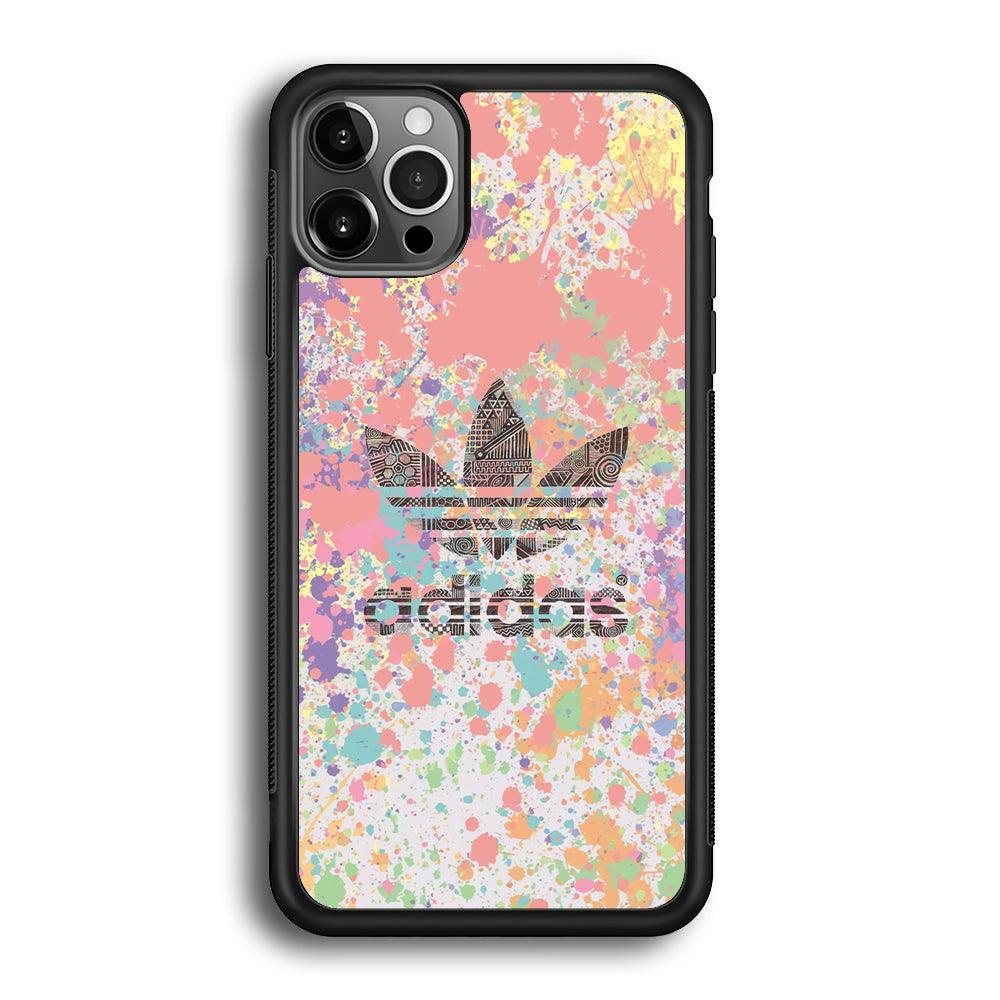 Adidas Insignia of Diversity iPhone 12 Pro Case-Rubber Black (2D Case)-Oxvistore