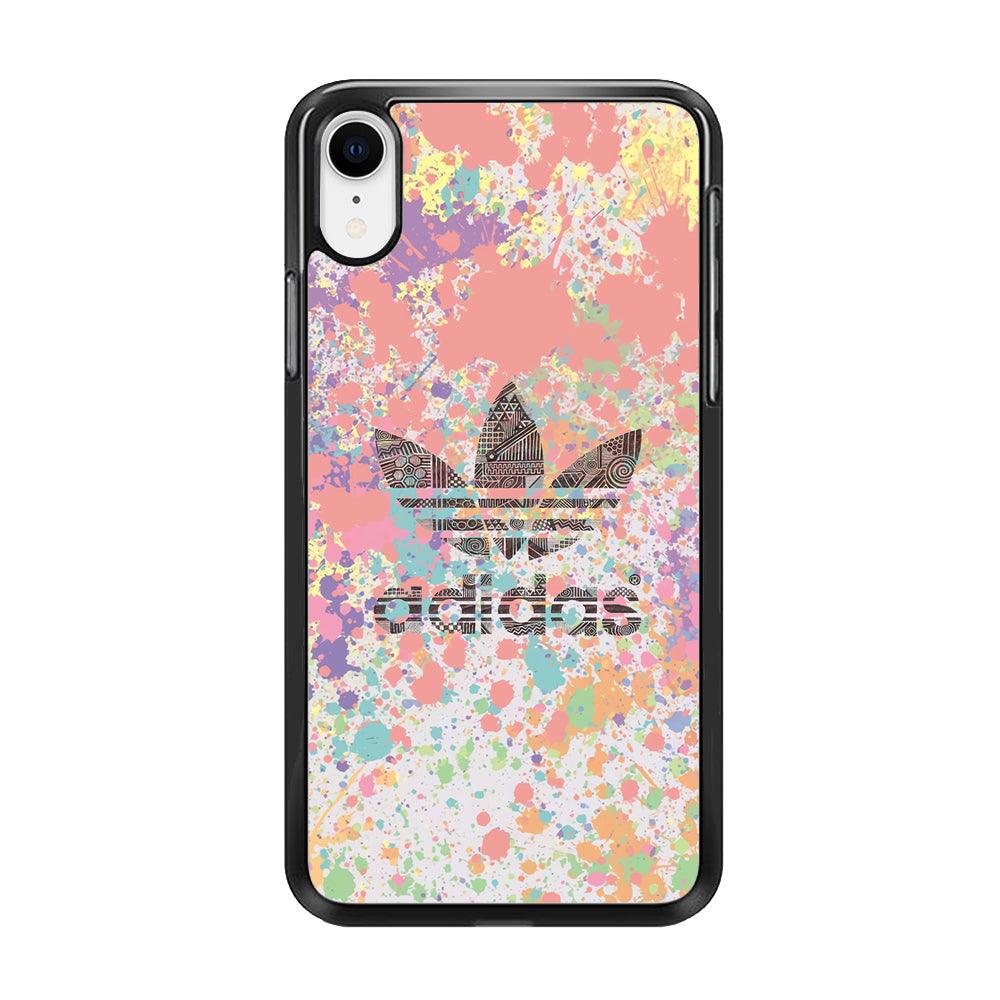 Adidas Insignia of Diversity iPhone XR Case-Rubber Black (2D Case)-Oxvistore