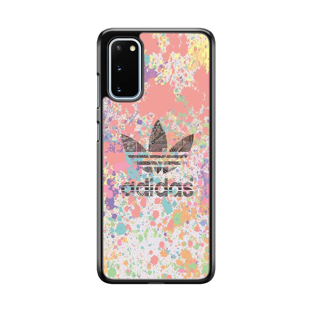 Adidas Insignia of Diversity Samsung Galaxy S20 Case-Rubber Black (2D Case)-Oxvistore