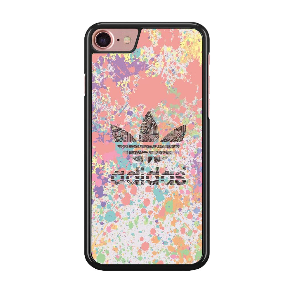 Adidas Insignia of Diversity iPhone 7 Case-Rubber Black (2D Case)-Oxvistore