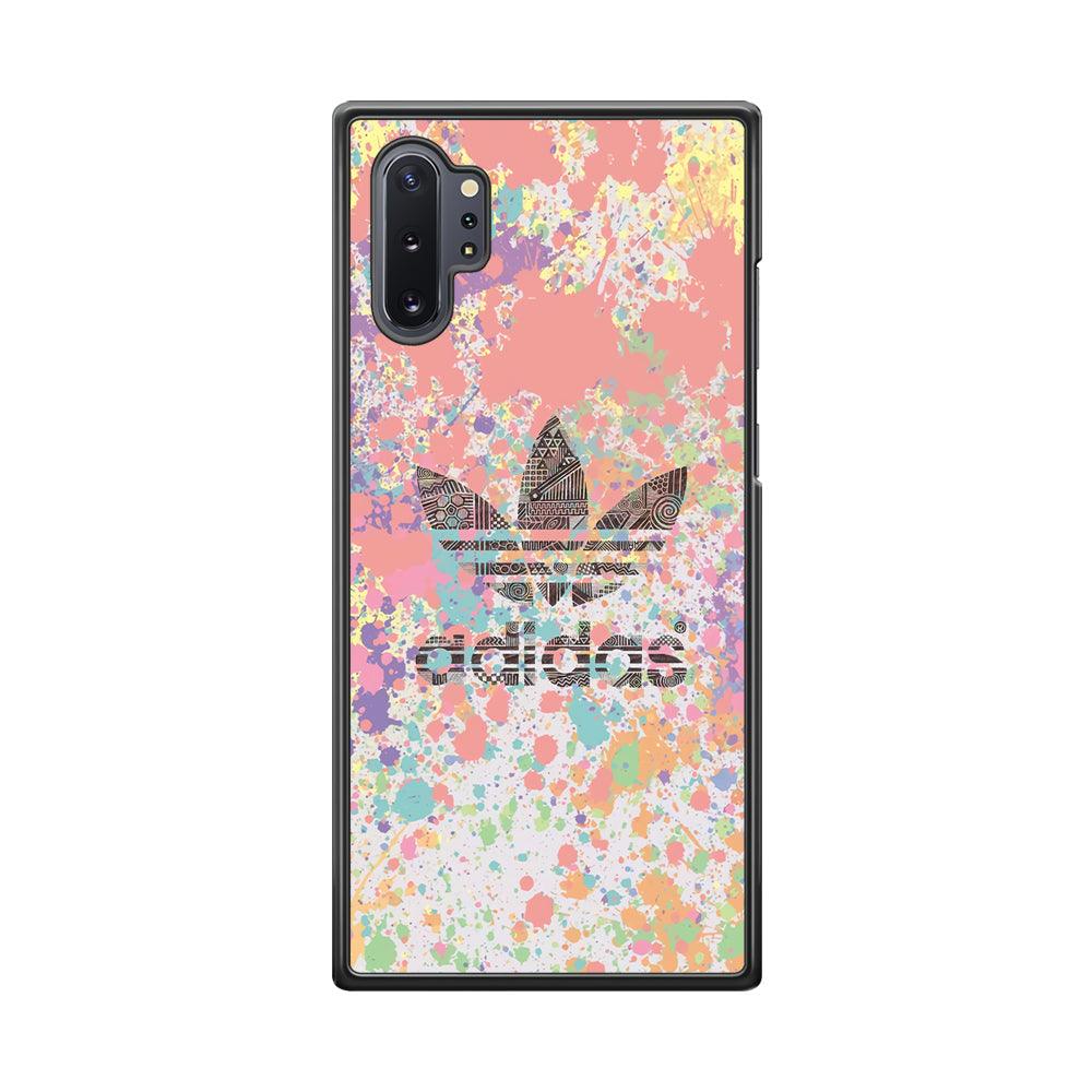 Adidas Insignia of Diversity Samsung Galaxy Note 10 Plus Case-Rubber Black (2D Case)-Oxvistore