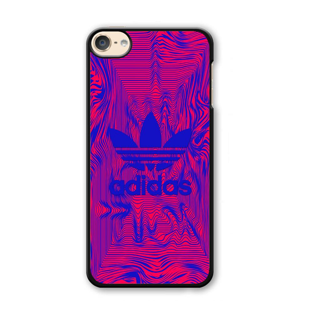 Adidas Line Sketch iPod Touch 6 Case-Plastic Black (2D Case)-Oxvistore