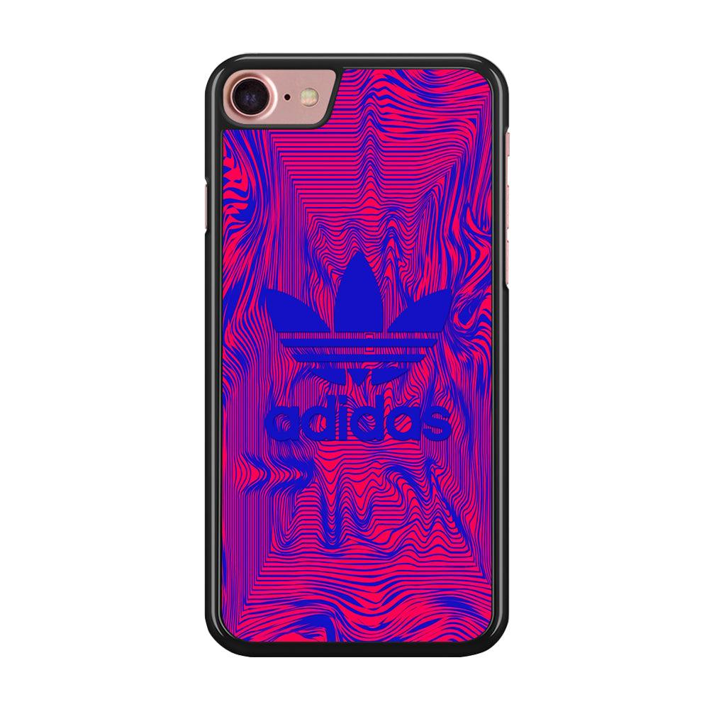 Adidas Line Sketch iPhone 8 Case-Rubber Black (2D Case)-Oxvistore