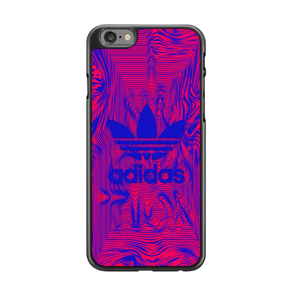 Adidas Line Sketch iPhone 6 | 6s Case-Rubber Black (2D Case)-Oxvistore