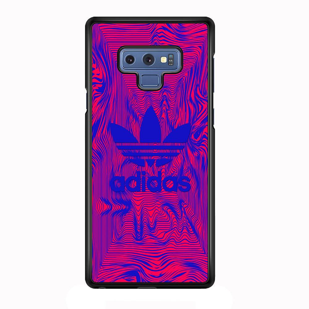 Adidas Line Sketch Samsung Galaxy Note 9 Case-Rubber Black (2D Case)-Oxvistore