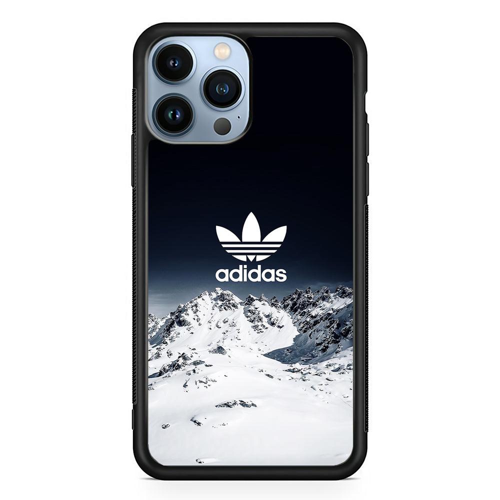 Adidas Logo Winter Snow 2D Rubber Phone Case-Black-Oxvistore