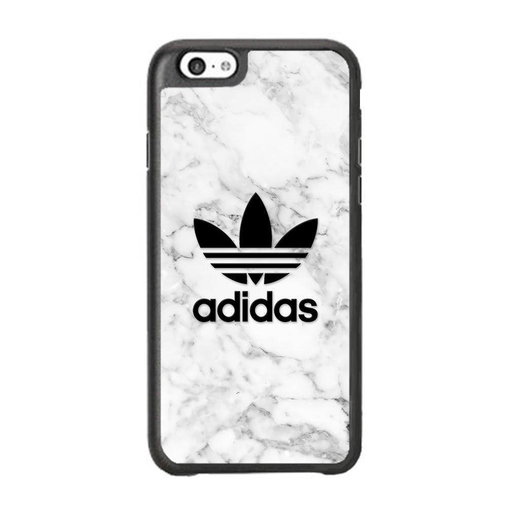 Adidas Marble Backdrop iPhone 6 Plus | 6s Plus Case-Rubber Black (2D Case)-Oxvistore