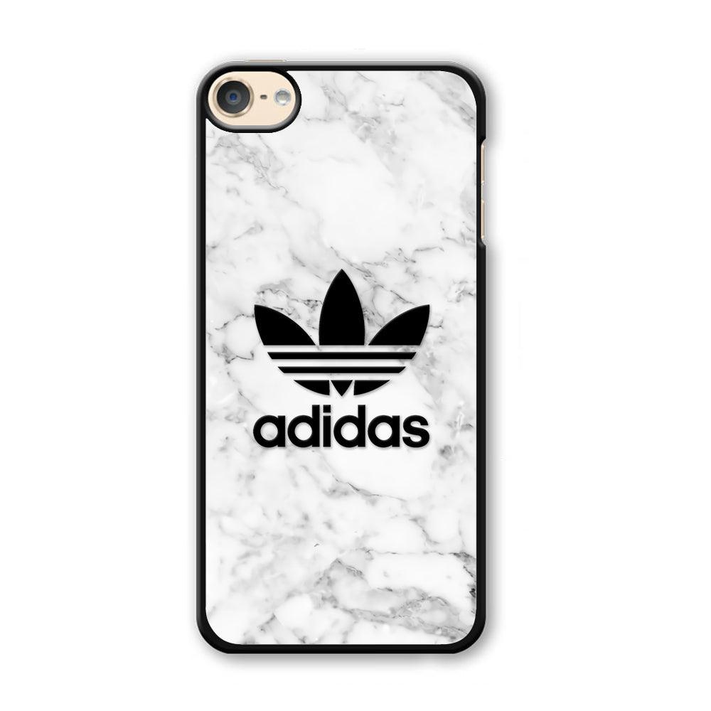 Adidas Marble Backdrop iPod Touch 6 Case-Plastic Black (2D Case)-Oxvistore