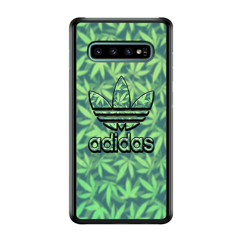 Adidas Mariju Samsung Galaxy S10 Case-Rubber Black (2D Case)-Oxvistore