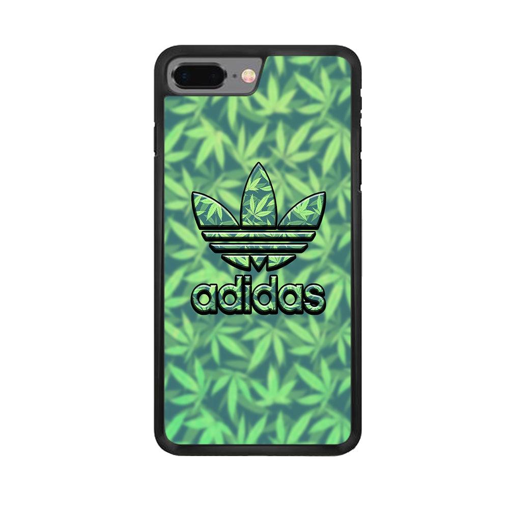 Adidas Mariju iPhone 8 Plus Case-Rubber Black (2D Case)-Oxvistore