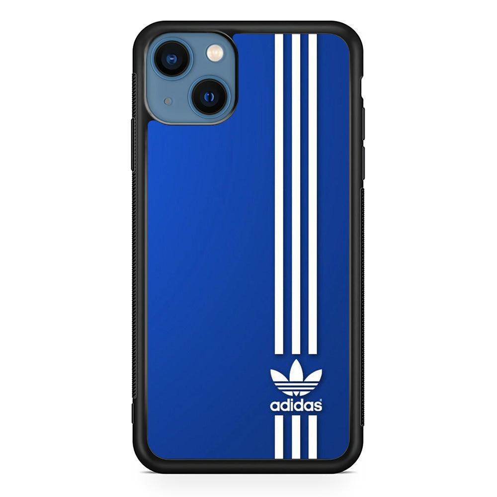 Adidas Milk Line iPhone 15 Case-Rubber Black (2D Case)-Oxvistore