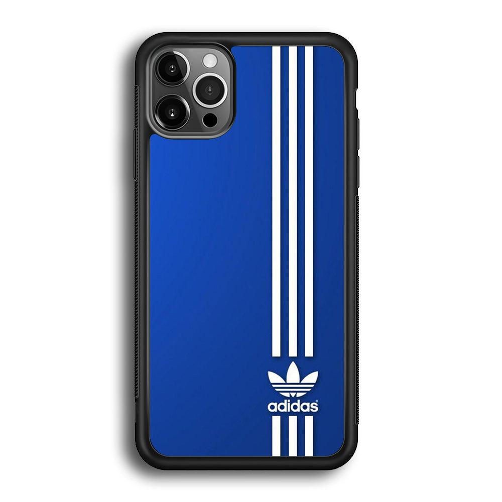 Adidas Milk Line iPhone 12 Pro Case-Rubber Black (2D Case)-Oxvistore