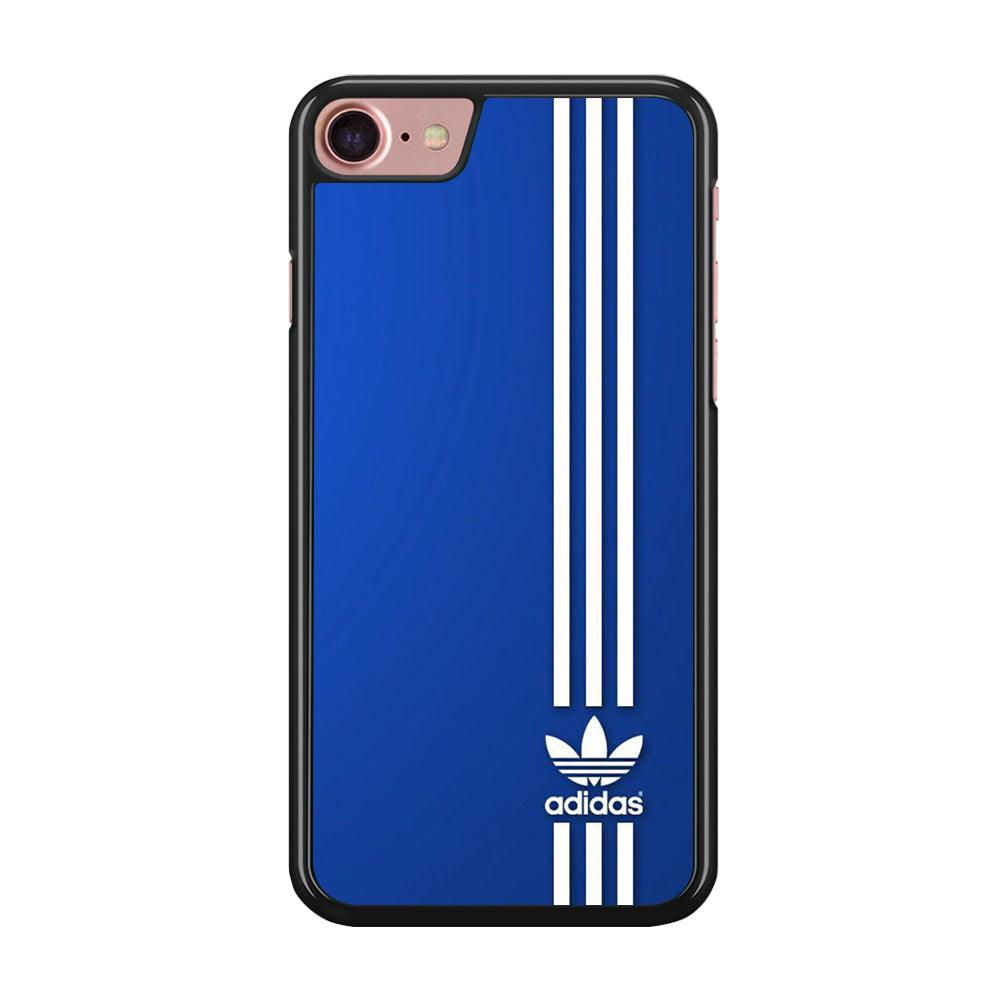 Adidas Milk Line iPhone 7 Case-Rubber Black (2D Case)-Oxvistore