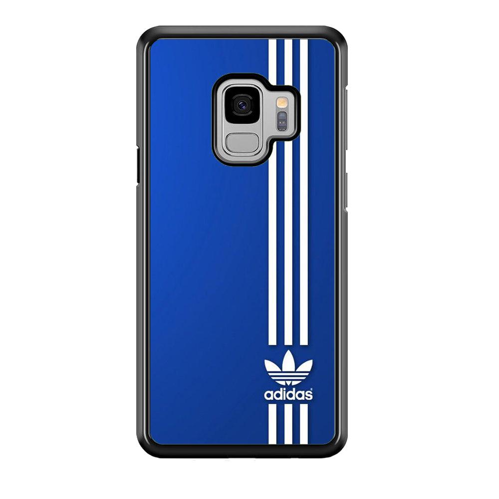 Adidas Milk Line Samsung Galaxy S9 Case-Rubber Black (2D Case)-Oxvistore