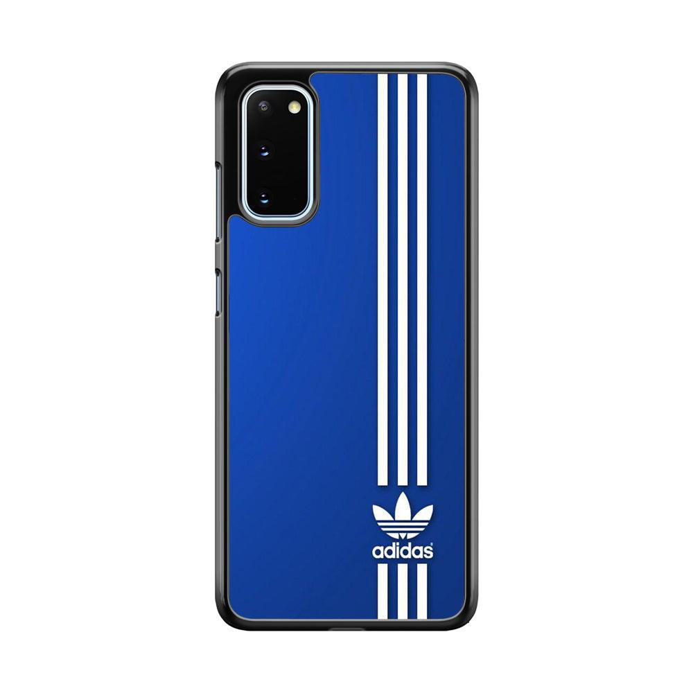 Adidas Milk Line Samsung Galaxy S20 Case-Rubber Black (2D Case)-Oxvistore