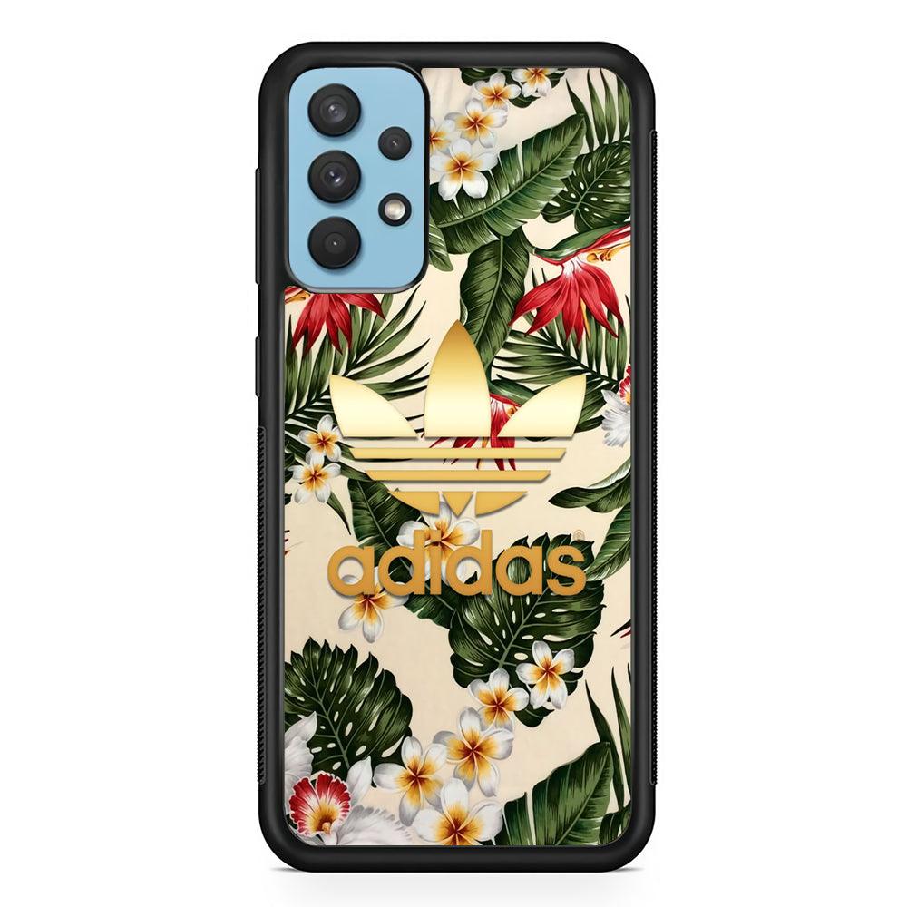 Adidas Nature Fusion Samsung Galaxy A32 Case-Rubber Black (2D Case)-Oxvistore