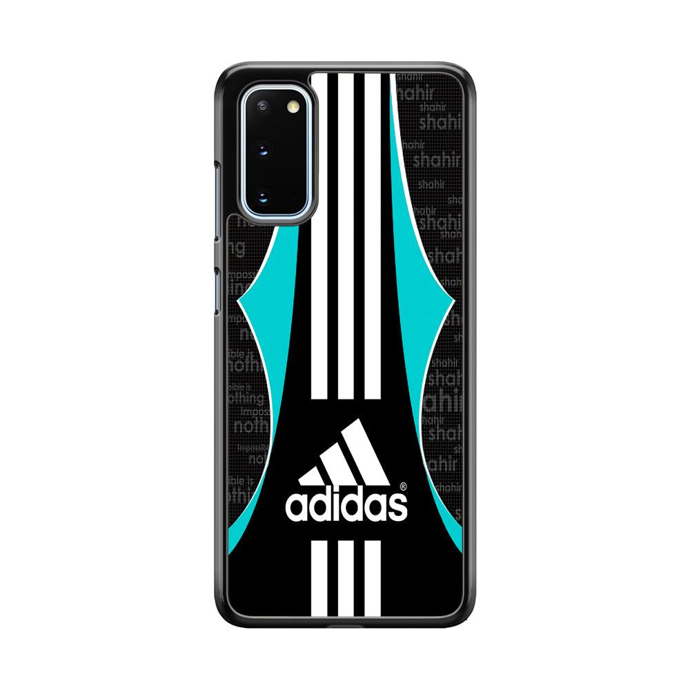 Adidas Not Imp Samsung Galaxy S20 Case-Rubber Black (2D Case)-Oxvistore