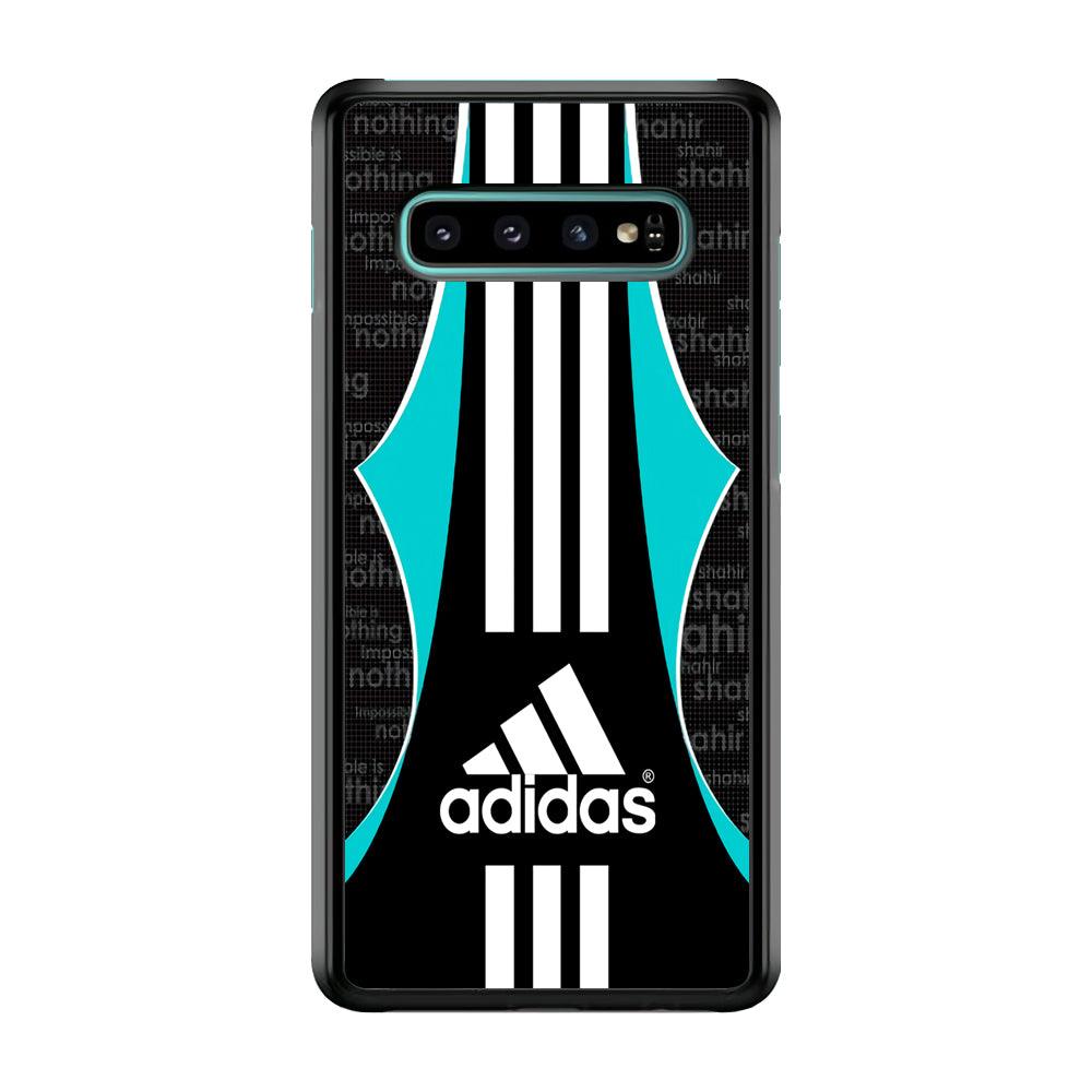 Adidas Not Imp Samsung Galaxy S10 Case-Rubber Black (2D Case)-Oxvistore