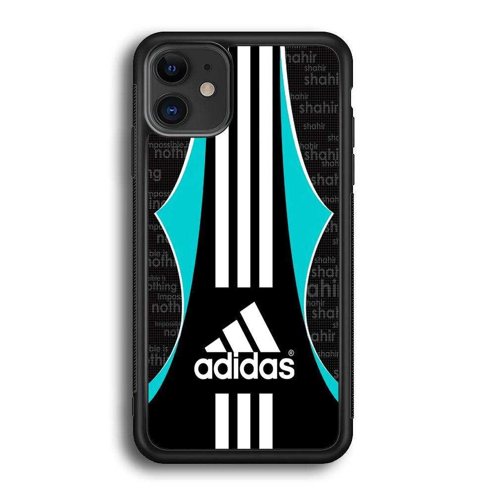 Adidas Not Imp iPhone 12 Case-Rubber Black (2D Case)-Oxvistore