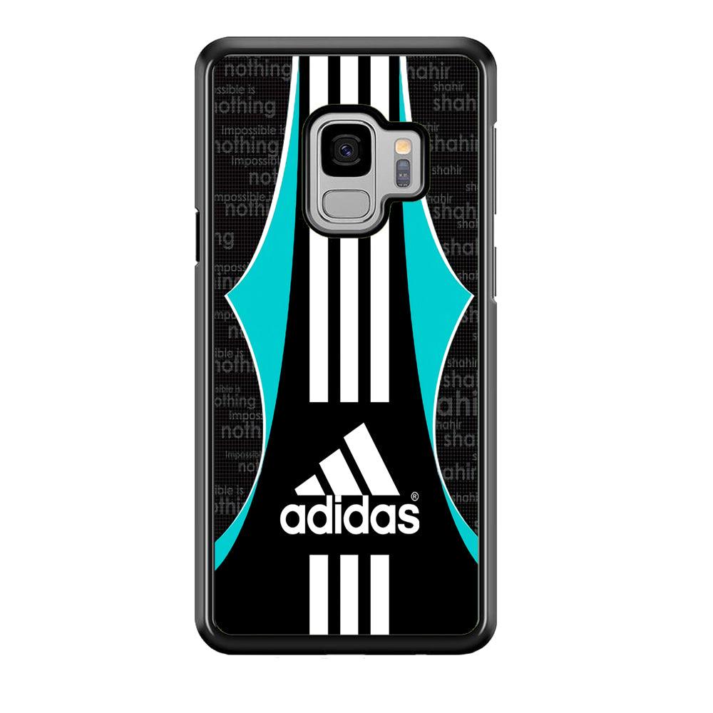 Adidas Not Imp Samsung Galaxy S9 Case-Rubber Black (2D Case)-Oxvistore