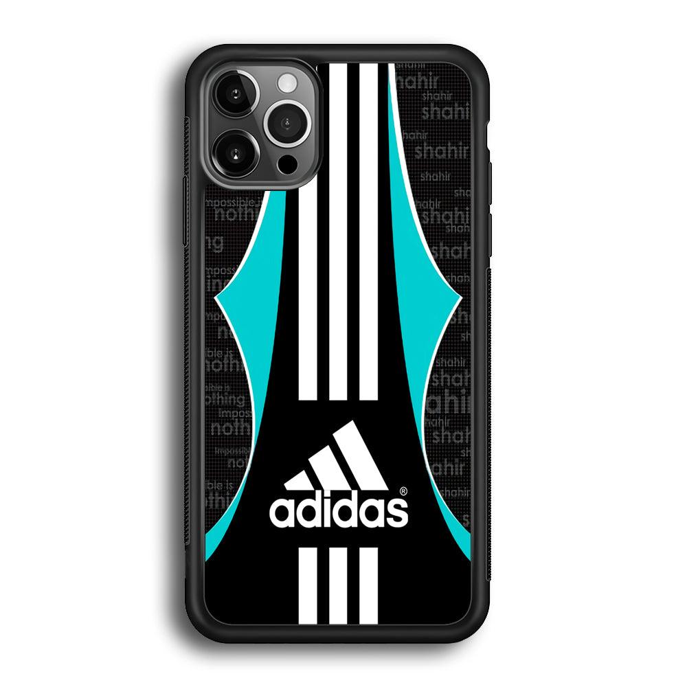 Adidas Not Imp iPhone 12 Pro Case-Rubber Black (2D Case)-Oxvistore