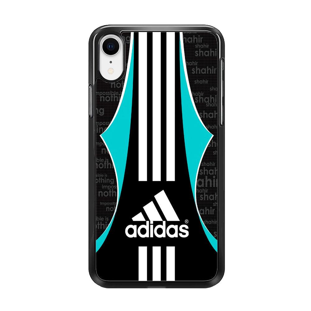 Adidas Not Imp iPhone XR Case-Rubber Black (2D Case)-Oxvistore
