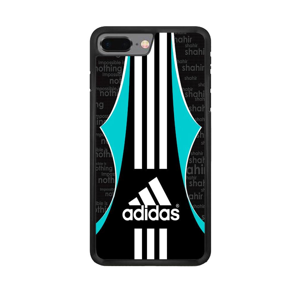 Adidas Not Imp iPhone 7 Plus Case-Rubber Black (2D Case)-Oxvistore