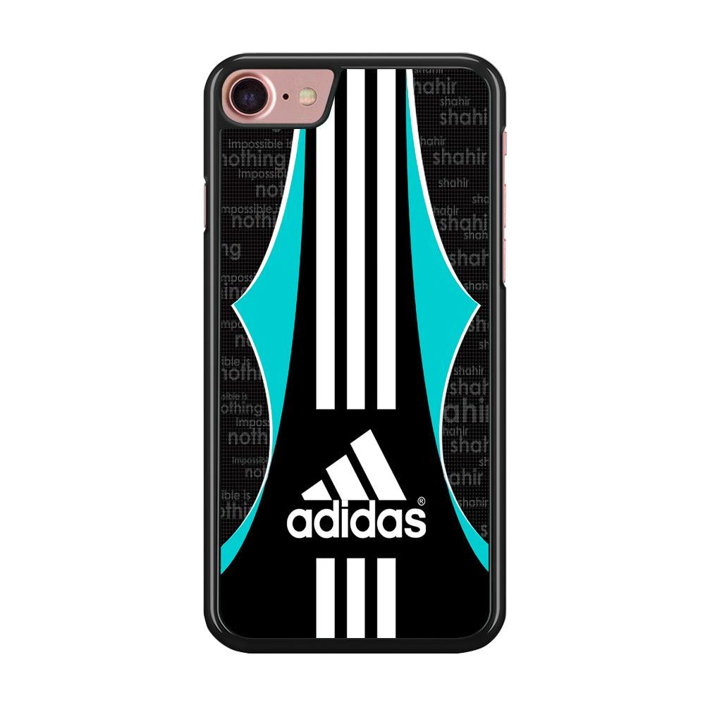 Adidas Not Imp iPhone 8 Case-Rubber Black (2D Case)-Oxvistore