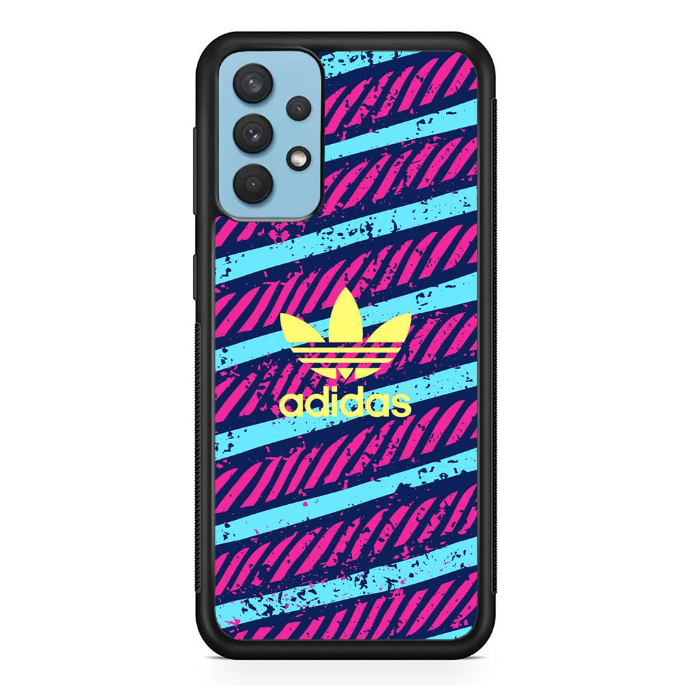 Adidas Ocean Taste Samsung Galaxy A32 Case-Rubber Black (2D Case)-Oxvistore