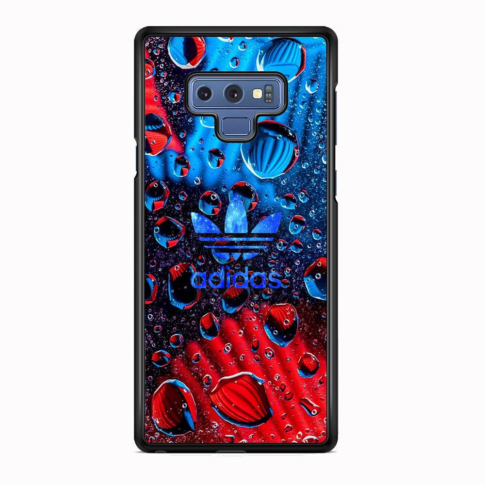 Adidas Red Haze Samsung Galaxy Note 9 Case-Rubber Black (2D Case)-Oxvistore