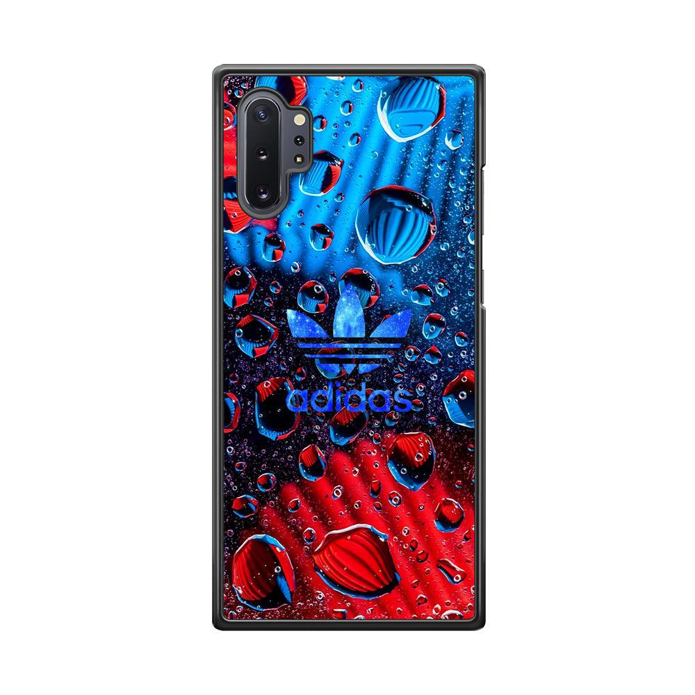 Adidas Red Haze Samsung Galaxy Note 10 Plus Case-Rubber Black (2D Case)-Oxvistore
